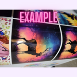 Patterned Printed Vinyl and Heat Transfer (HTV) Sheets - Galaxy - PV100103 - Cutey K Blanks