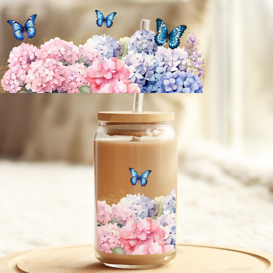 UV DTF , Ready to Use Sticker,  Flowers and Butterflies UVDTF100214