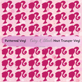 Patterned Printed Vinyl and Heat Transfer (HTV) Sheets - Barbie Collection -  PV100191