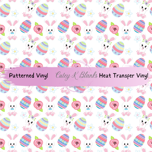 Patterned Printed Vinyl and Heat Transfer (HTV) Sheets - Easter -  PV100286