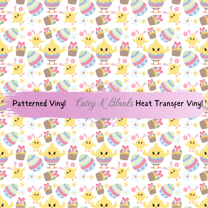 Patterned Printed Vinyl and Heat Transfer (HTV) Sheets - Easter -  PV100283