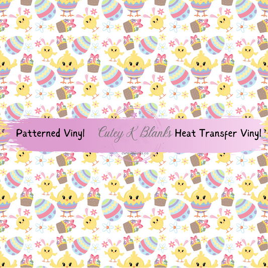 Patterned Printed Vinyl and Heat Transfer (HTV) Sheets - Easter -  PV100283