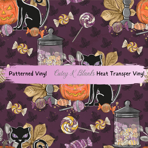 Patterned Printed Vinyl and Heat Transfer (HTV) Sheets - Halloween  - PV100165