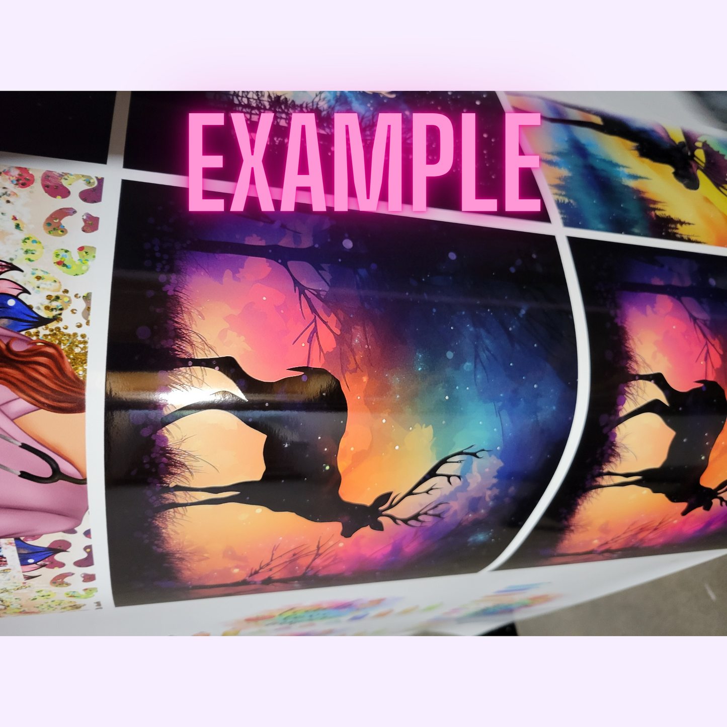 Ready to Use - Tumbler Wraps - Vinyl or Sublimation - Mystical Castle - TW100787