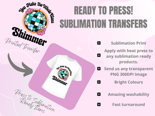 Custom Ready to Press Sublimation Prints