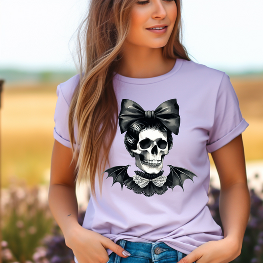 DTF Shirt Transfer - Ready to Press - Halloween Skull -  DTF100183