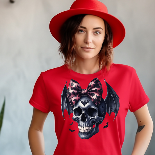 DTF Shirt Transfer - Ready to Press - Halloween Skull -  DTF100175