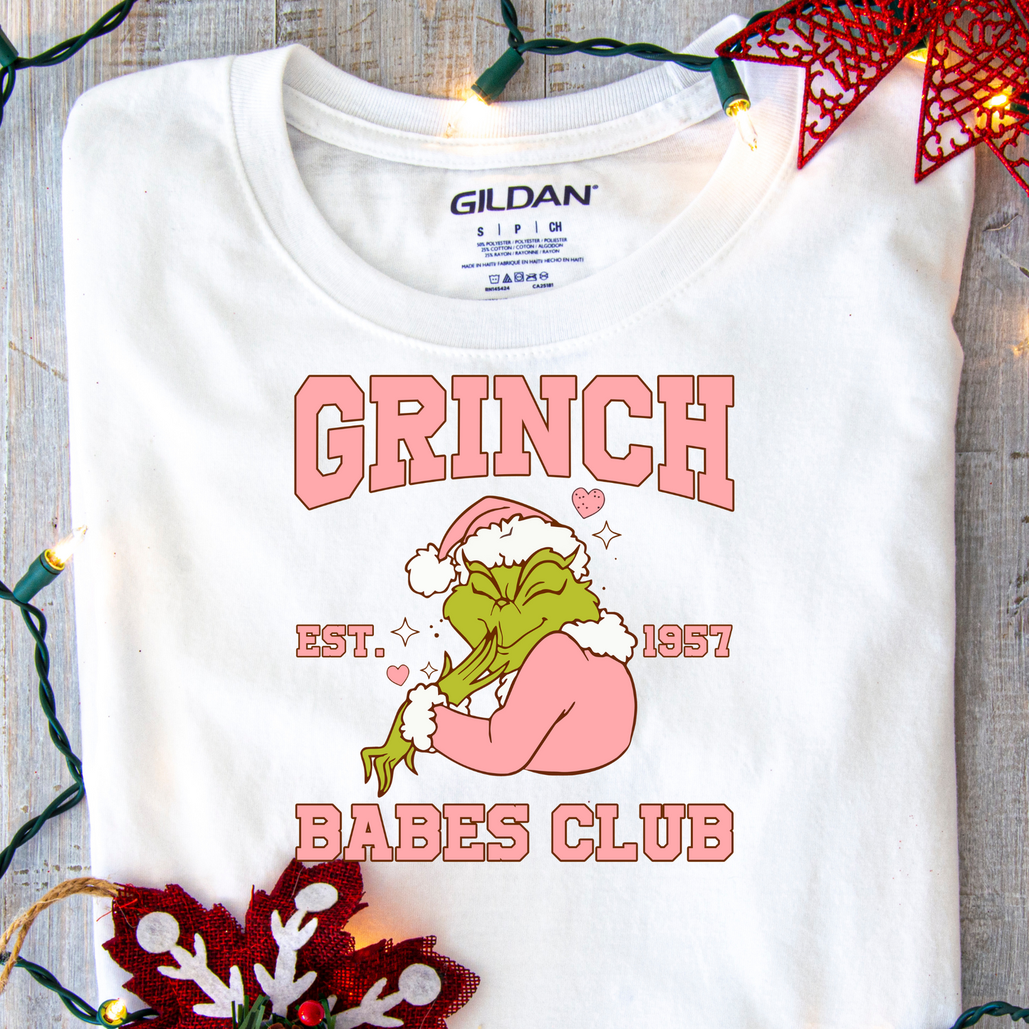 DTF Shirt Transfer - Ready to Press - Grinch Babes -  DTF100304