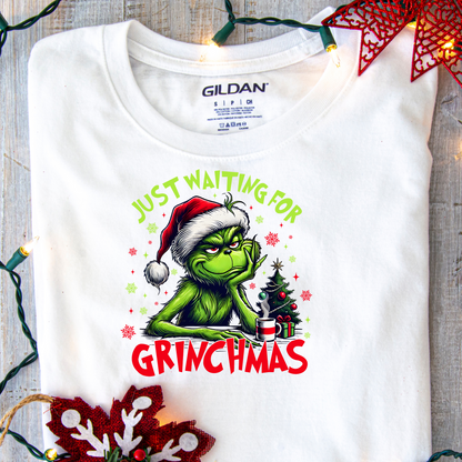 DTF Shirt Transfer - Ready to Press - Grinchmas -  DTF100358