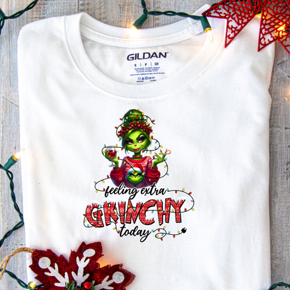 DTF Shirt Transfer - Ready to Press - Grinchy -  DTF100368