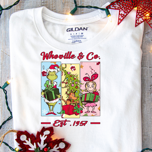 DTF Shirt Transfer - Ready to Press - Whoville -  DTF100392