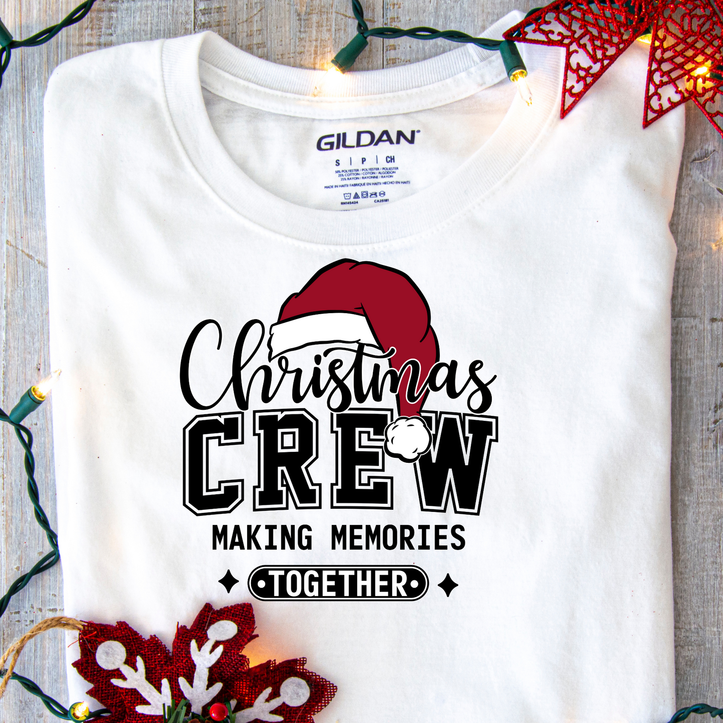 DTF Shirt Transfer - Ready to Press - Christmas Crew -  DTF100441