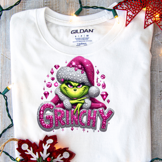 DTF Shirt Transfer - Ready to Press - Grinchy -  DTF100456