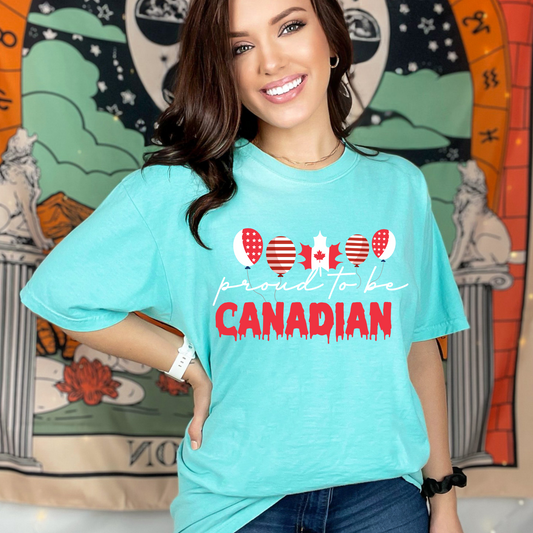 DTF Shirt Transfer - Proud To Be Canadian - DTF100025 - Cutey K Blanks