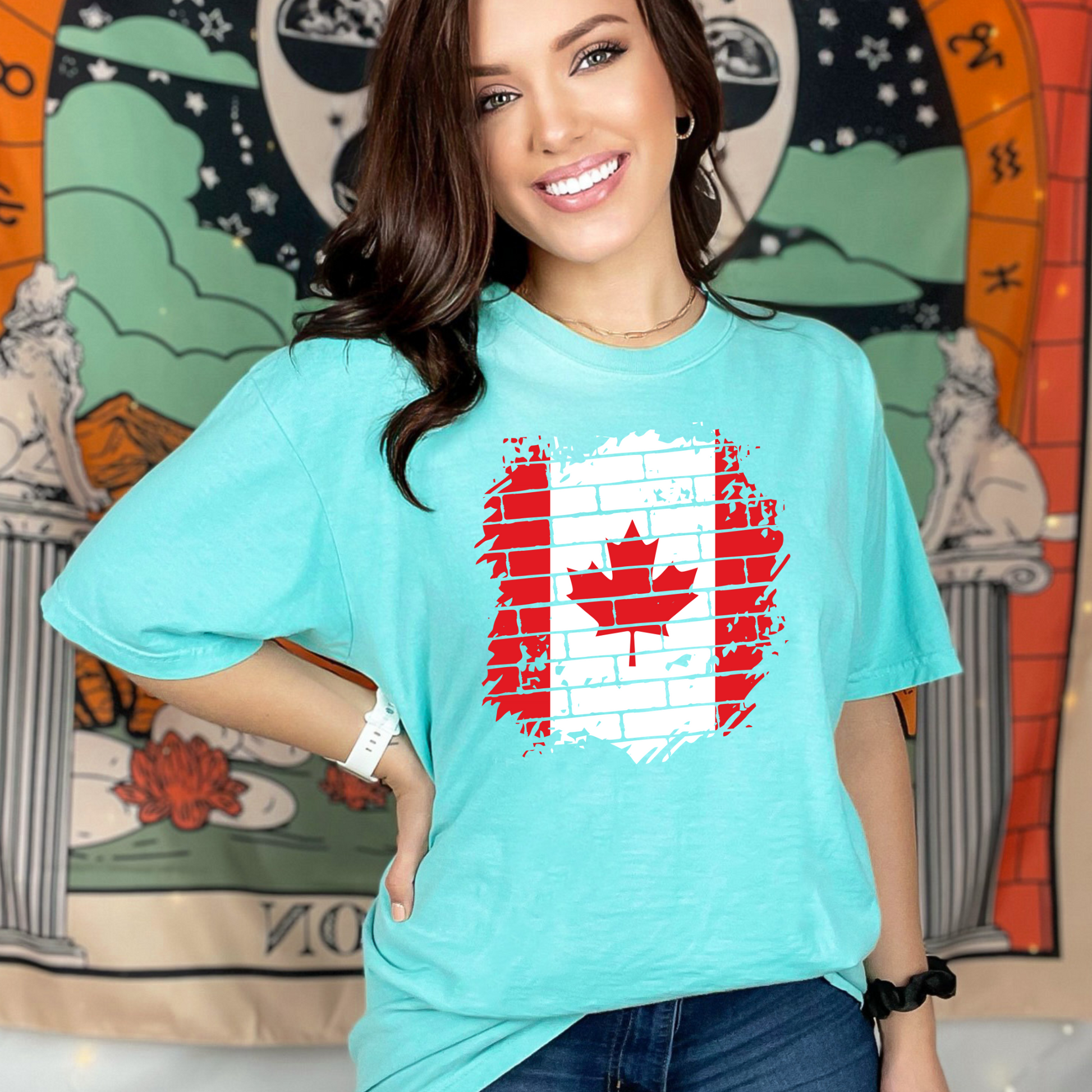 DTF Shirt Transfer - Canada Maple Leaf - DTF100031 – Cutey K Blanks