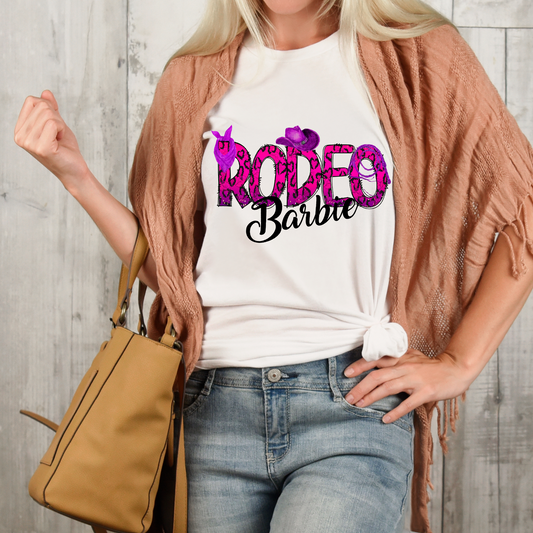 DTF Shirt Transfer - Rodeo Barbie - DTF100061