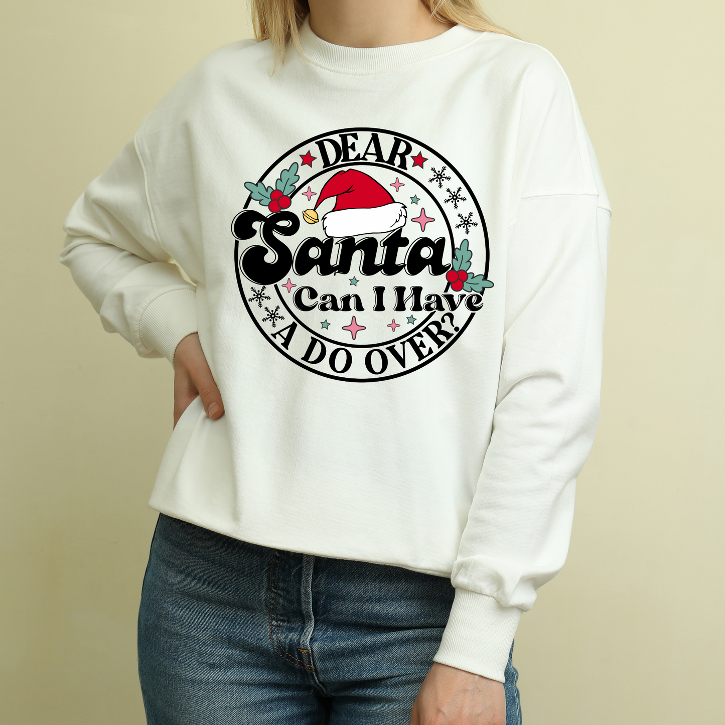 DTF Shirt Transfer - Santa Can I have a Do Over -  DTF100076