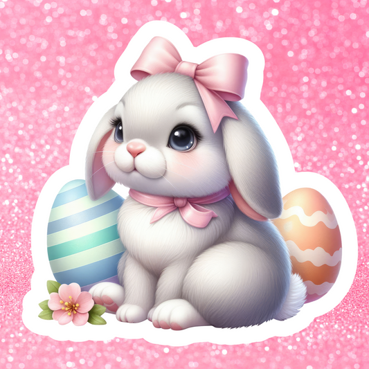 Decals, Stickers, HTV  - Easter Bunny - DS100226