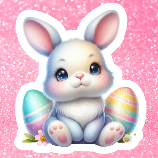 Decals, Stickers, HTV  - Easter Bunny - DS100227