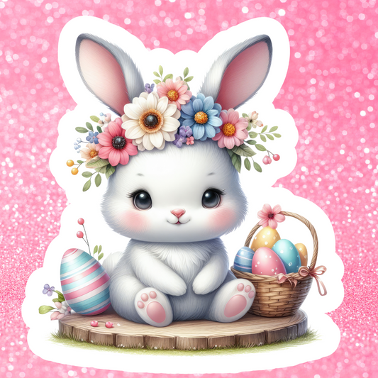 Decals, Stickers, HTV  - Easter Bunny - DS100229