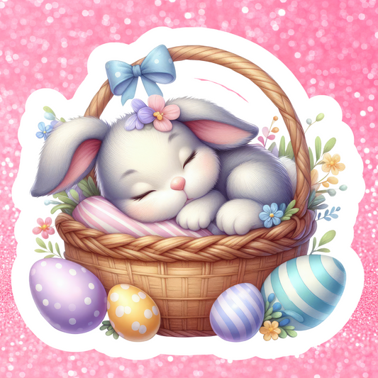 Decals, Stickers, HTV  - Easter Bunny - DS100220