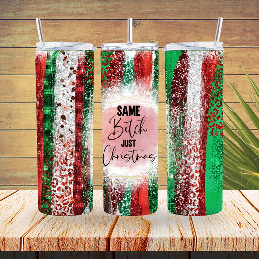 Vinyl Tumbler Wraps  - Same B Just Christmas - TW100465