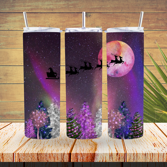 Vinyl Tumbler Wraps  - Northern Lights - TW100470