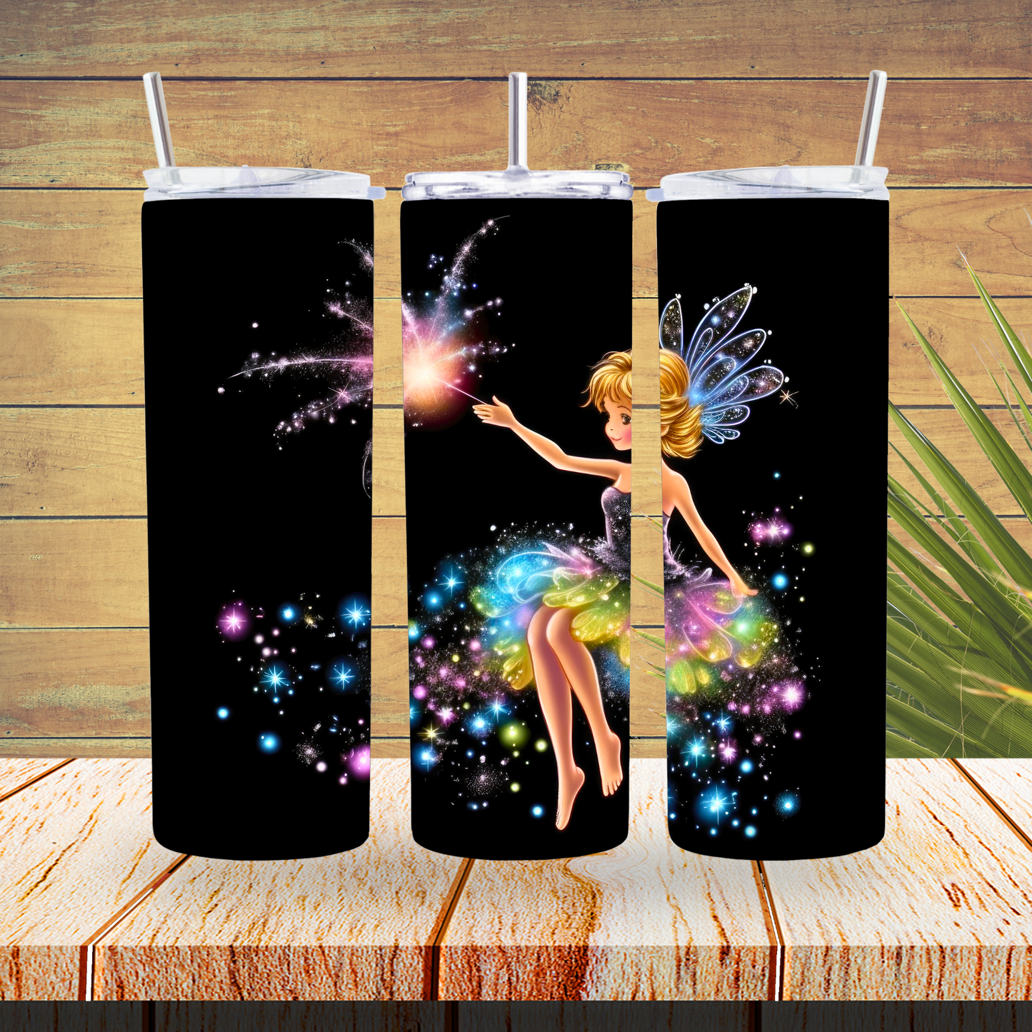 Ready to Use - Sublimation or Vinyl Tumbler Wraps  - Fairy Pixie - TW100490