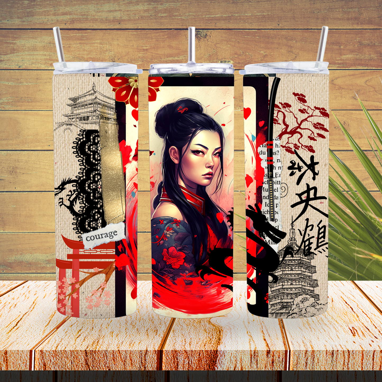 Vinyl Tumbler Wraps  - Mulan Magical - TW100499