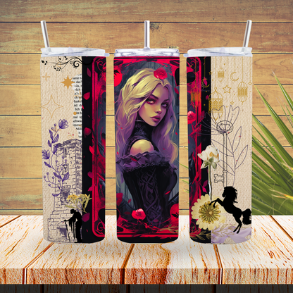 Vinyl Tumbler Wraps  - Rapunzel  Magical - TW100501