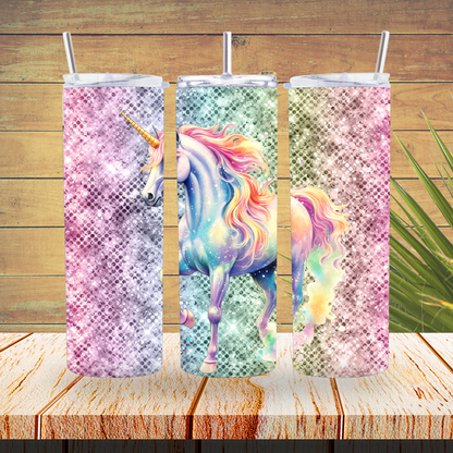 Vinyl Tumbler Wraps  - Unicorn Magical - TW100507