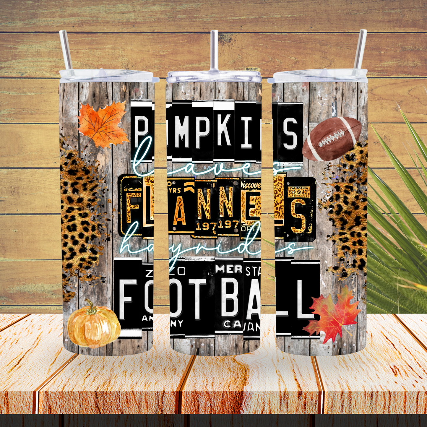 Ready to Use - Sublimation or Vinyl Tumbler Wraps  - Fall / Autumn - TW100544