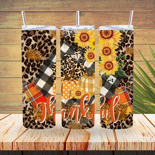 Ready to Use - Sublimation or Vinyl Tumbler Wraps  - Fall / Autumn - TW100550