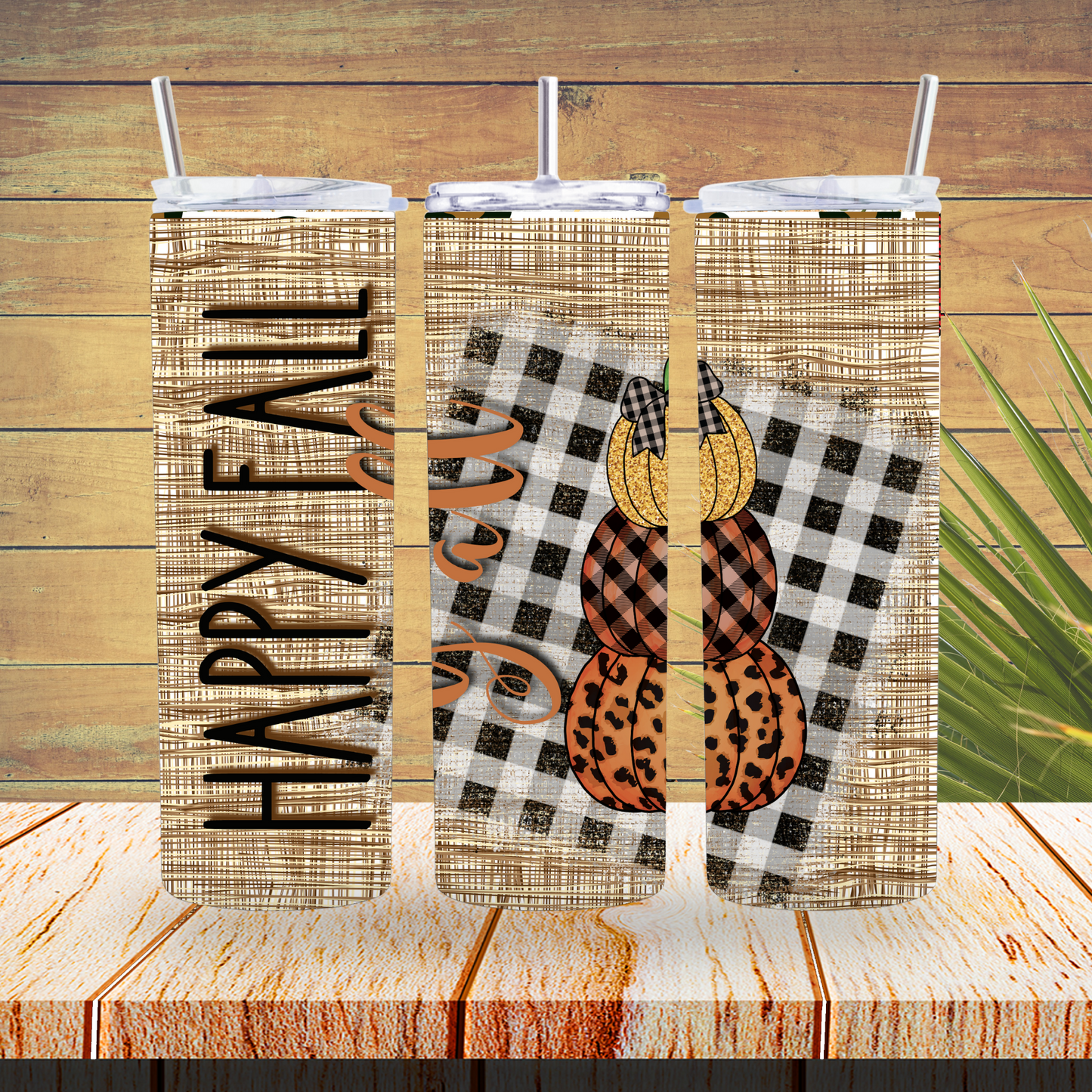 Ready to Use - Sublimation or Vinyl Tumbler Wraps  - Fall / Autumn - TW100551