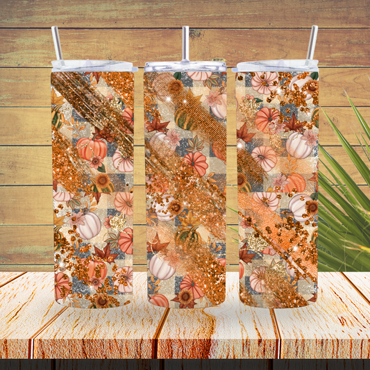 Ready to Use - Sublimation or Vinyl Tumbler Wraps  - Fall / Autumn - TW100566