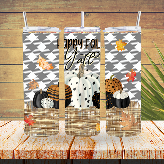 Ready to Use - Sublimation or Vinyl Tumbler Wraps  - Fall / Autumn - TW100573