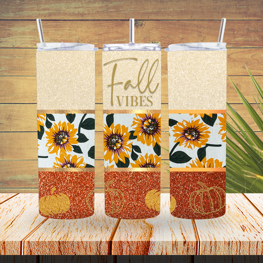 Ready to Use - Sublimation or Vinyl Tumbler Wraps  - Fall / Autumn - TW100574