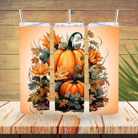 Ready to Use - Sublimation or Vinyl Tumbler Wraps  - Fall / Autumn - TW100577