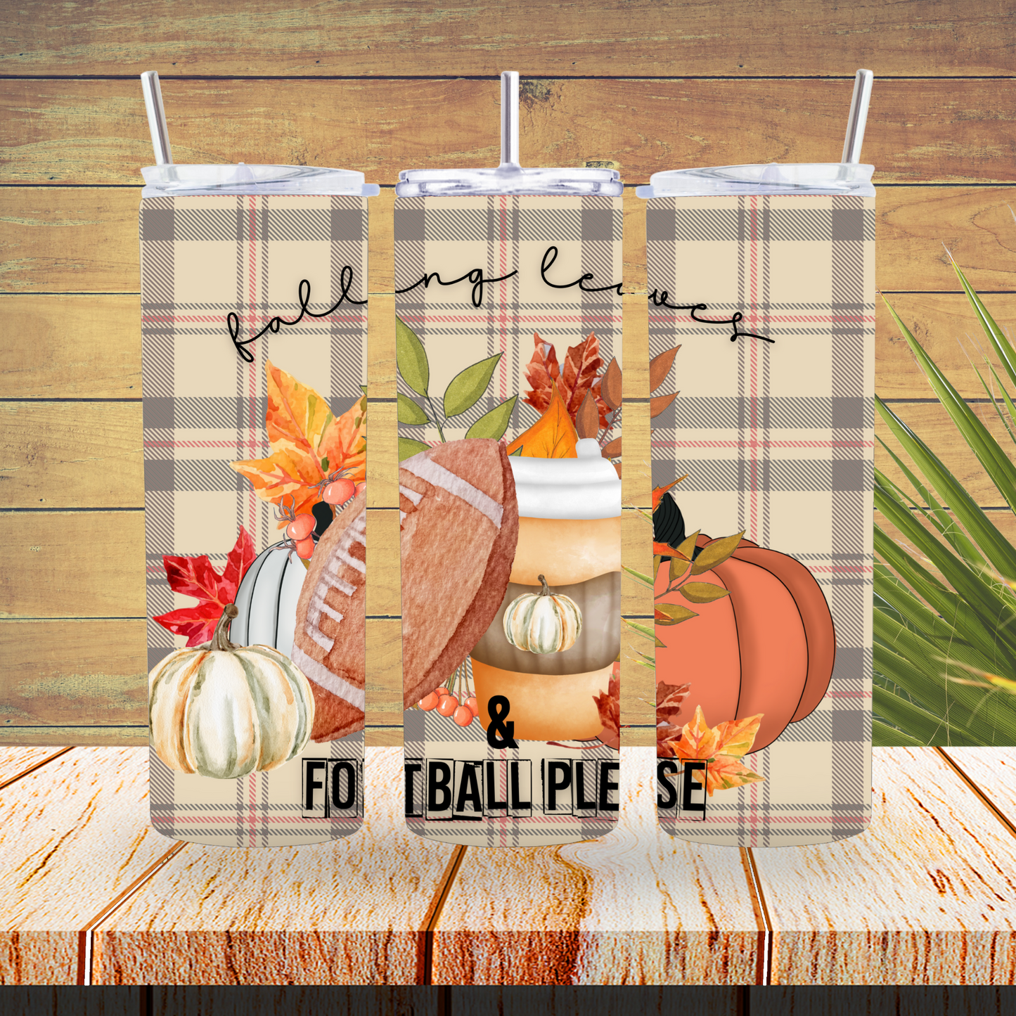 Ready to Use - Sublimation or Vinyl Tumbler Wraps  - Fall / Autumn - TW100587