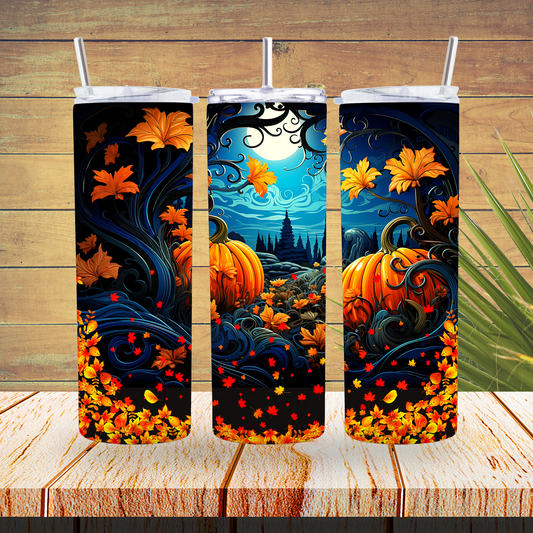 Ready to Use - Sublimation or Vinyl Tumbler Wraps  - Fall / Autumn - TW100588