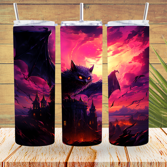 Ready to Use - Tumbler Wraps - Vinyl or Sublimation - Halloween - TW100816