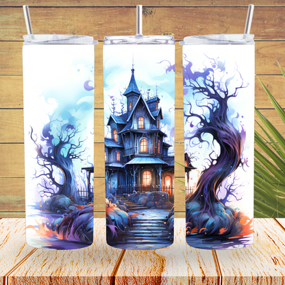 Ready to Use - Tumbler Wraps - Vinyl or Sublimation - Halloween - TW100821