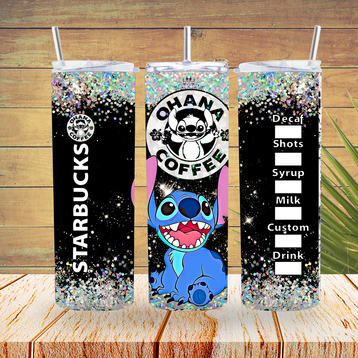 Vinyl Tumbler Wraps  - S Bucks Stitch - TW100201