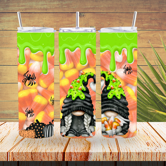 Ready to Print - Sublimation or Vinyl Tumbler Wraps  - Candy Gnomes - TW100287