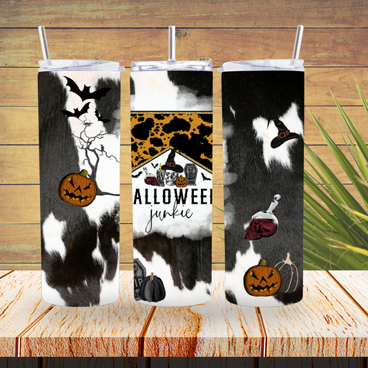 Vinyl Tumbler Wraps  - Halloween Junkie - TW100308