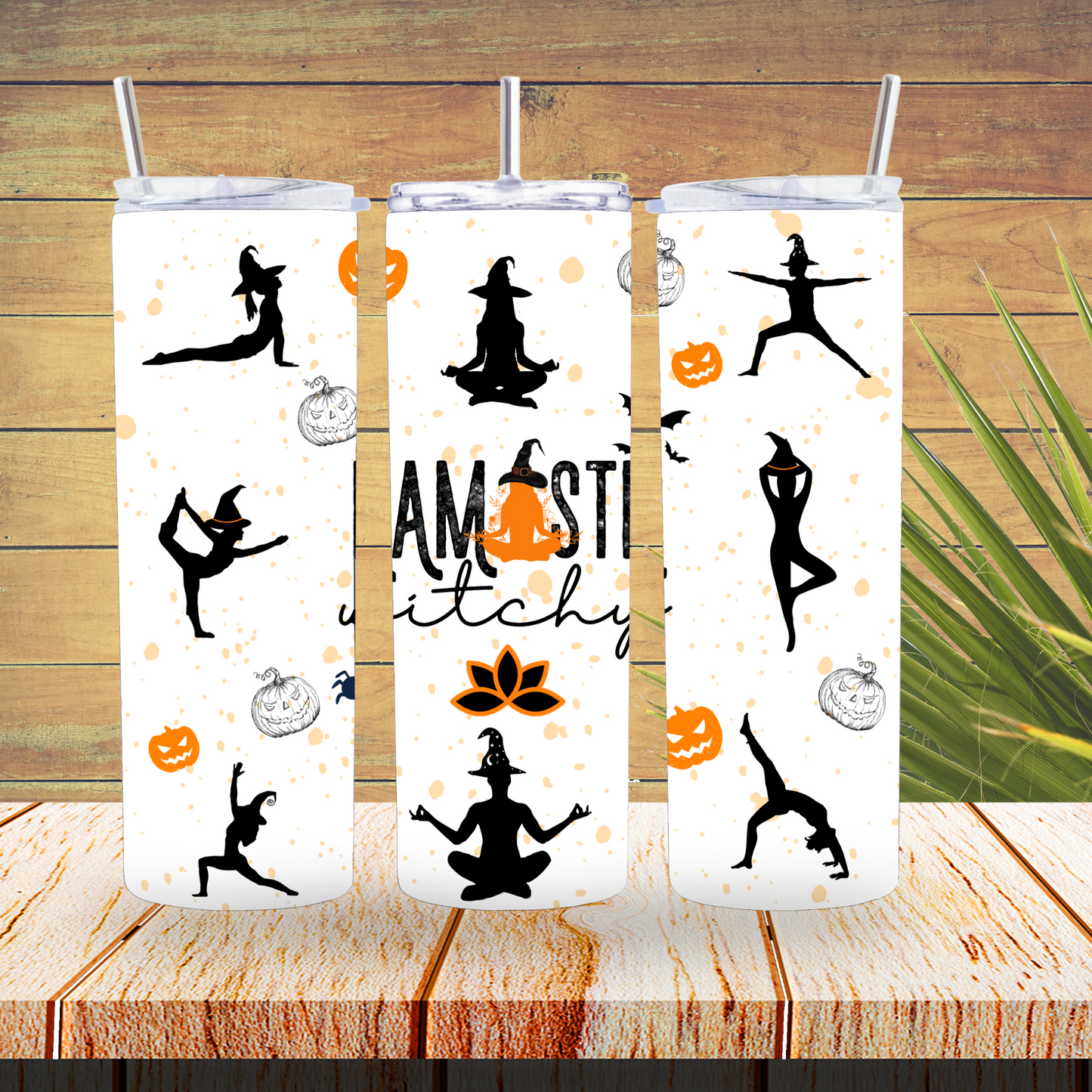 Vinyl Tumbler Wraps  - Namaste Witchy - TW100325