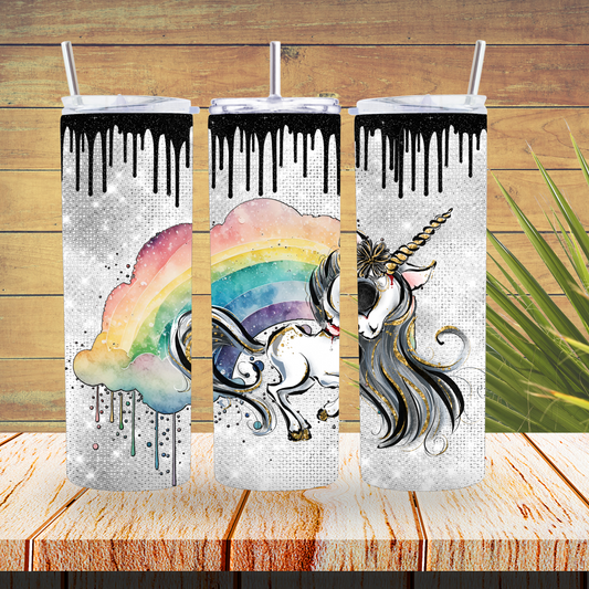 Vinyl Tumbler Wraps  - Unicorn - TW100333