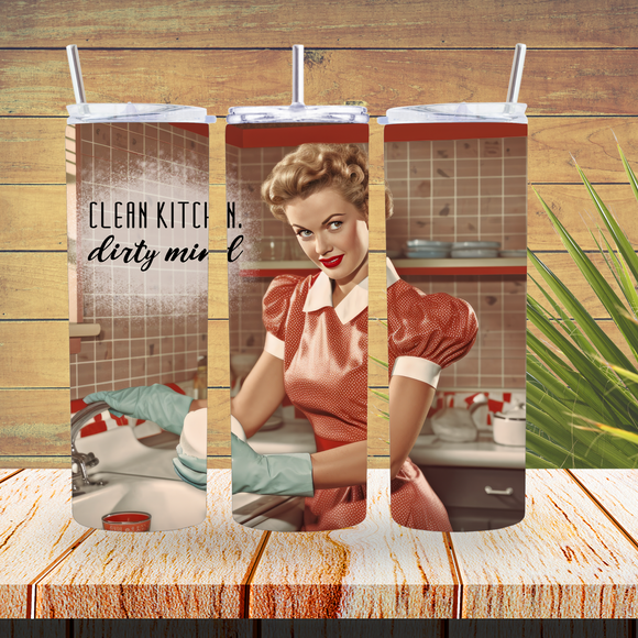 Vinyl Tumbler Wraps  - Clean Kitchen - TW100341