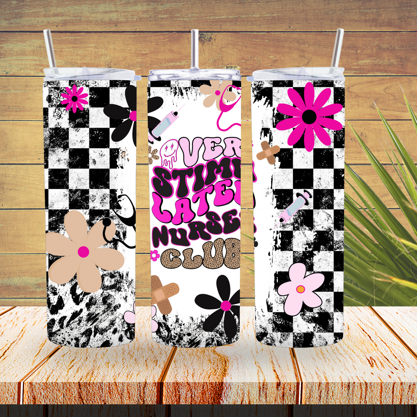 Vinyl Tumbler Wraps  - Nurses Club - TW100345