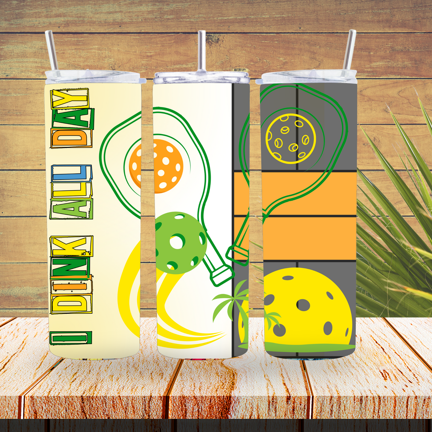 Vinyl Tumbler Wraps  - Pickle Ball - TW100348